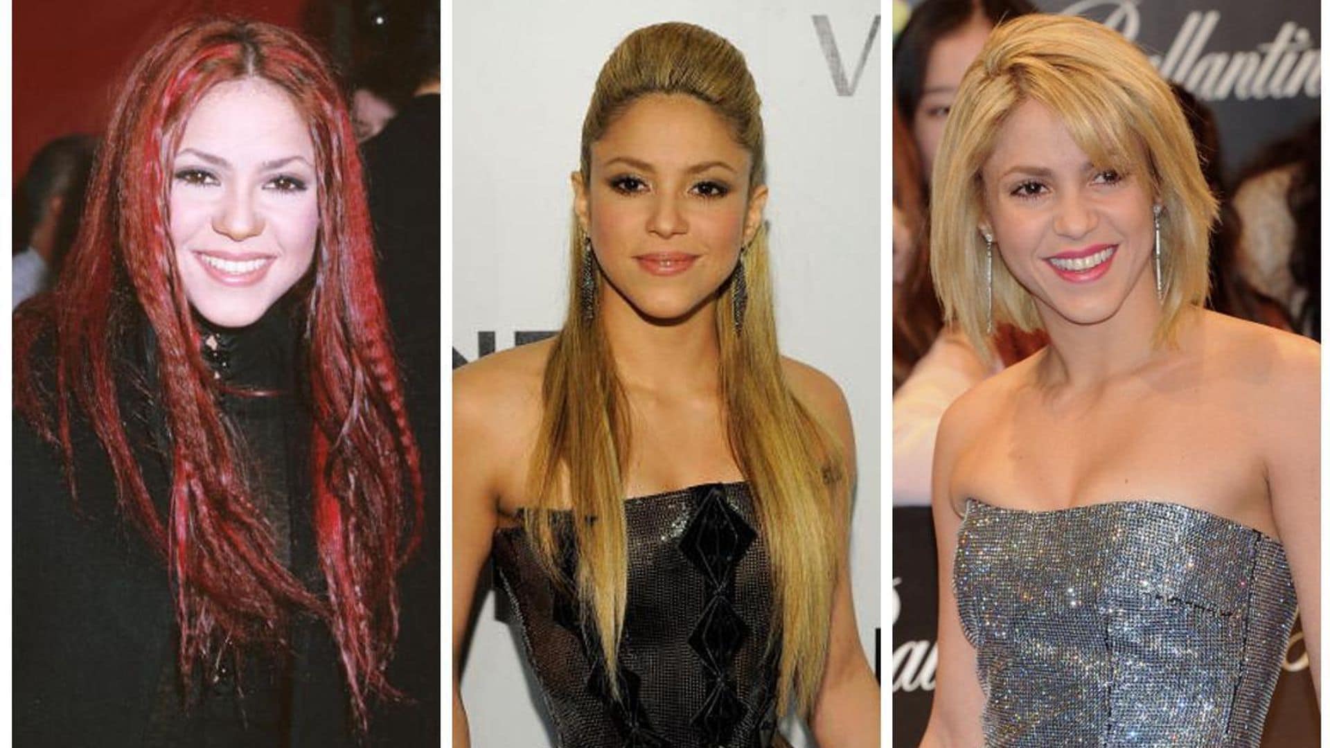 Shakira's hair evolution