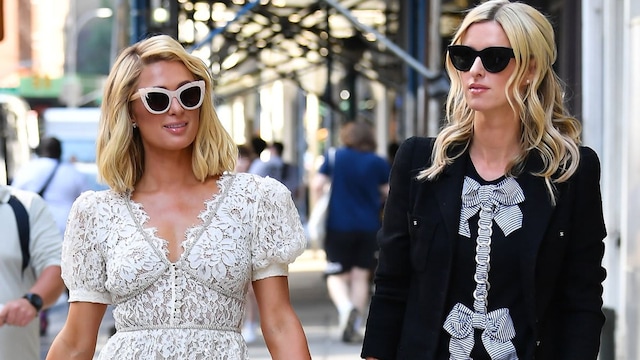 Paris Hilton and Nicky Hilton Take To The Streets in New York City