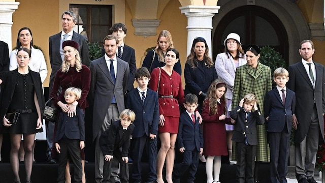 Princess Caroline's grandchildren come together for Monaco's National Day: Photos