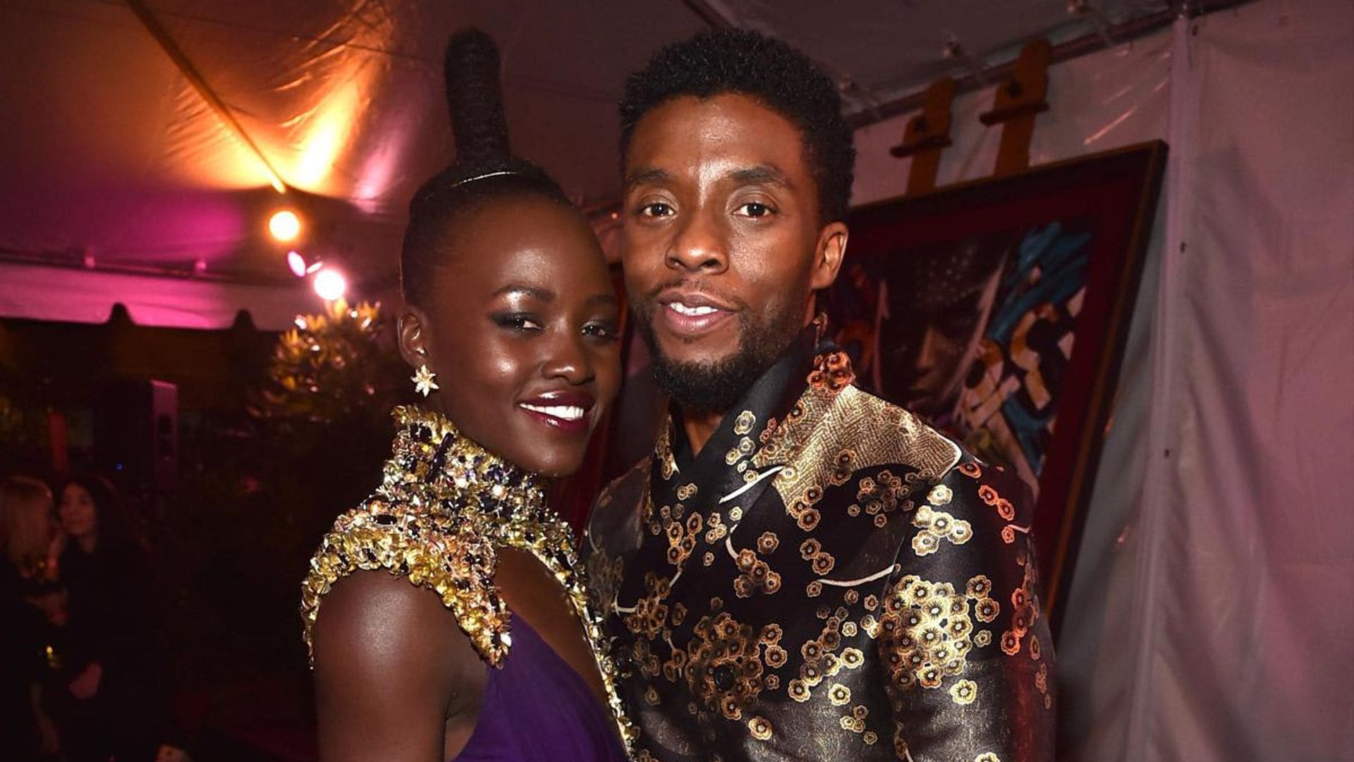 Lupita Nyong’o honors her late costar Chadwick Boseman two years after his passing