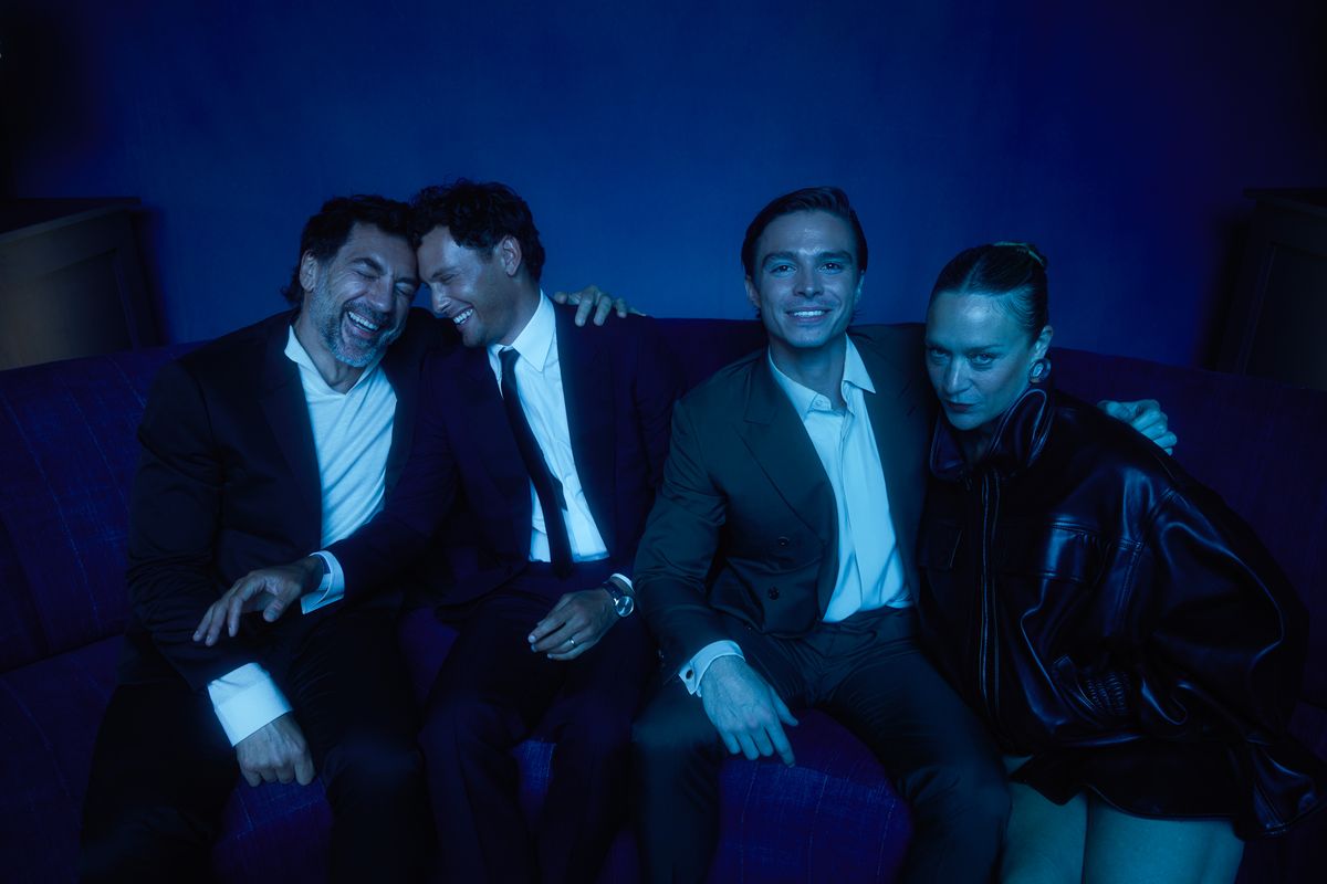 Javier Bardem, Cooper Koch, Nicholas Alexander Chavez, Chloe Sevigny at Netflix's "Monsters: The Lyle and Erik Menendez Story"