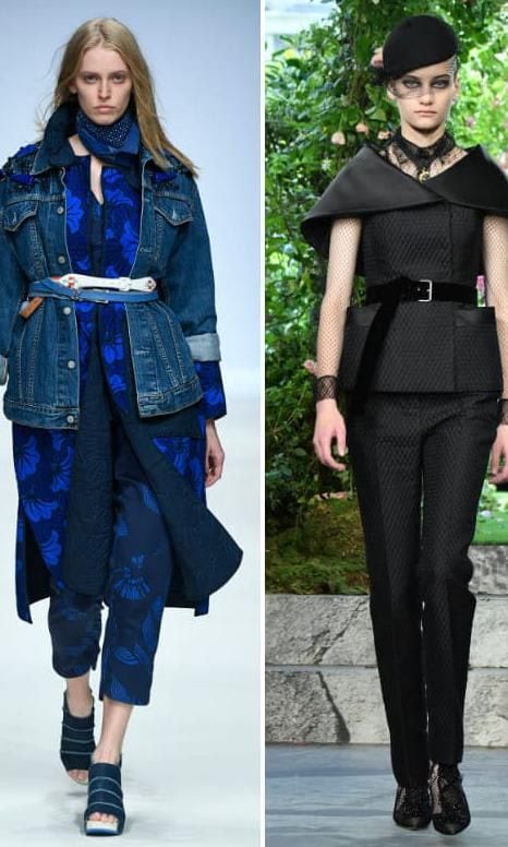 Belted denim jacket, Dior blazer