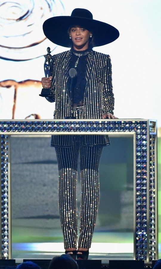 June 2016: Talk about iconic! Another memorable look as she accepted the CDFA Fashion Icon Award in New York City.
Photo: Theo Wargo/Getty Images