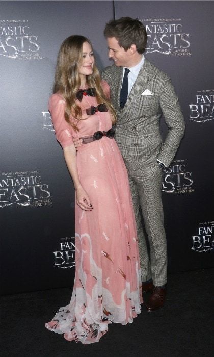 November 10: Eddie Redmayne and Hannah Bagshaw cozied up on the carpet during the premiere of <i>Fantastic Beast and Where to Find Them</i> in NYC.
Photo: Jim Spellman/WireImage