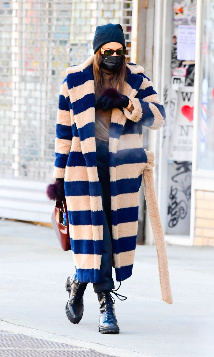 Celebrity Sightings In New York City   February 08, 2021