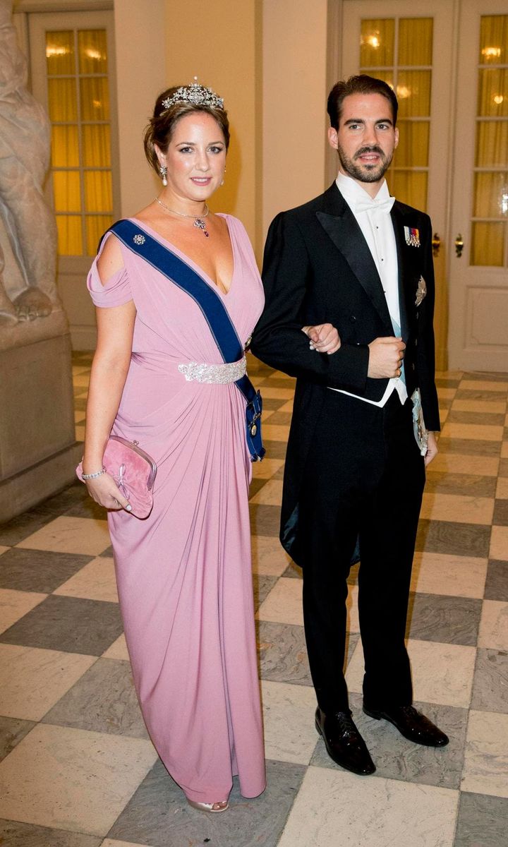 Princess Theodora pictured with her brother Prince Philippos of Greece is Queen Sofia of Spain's niece