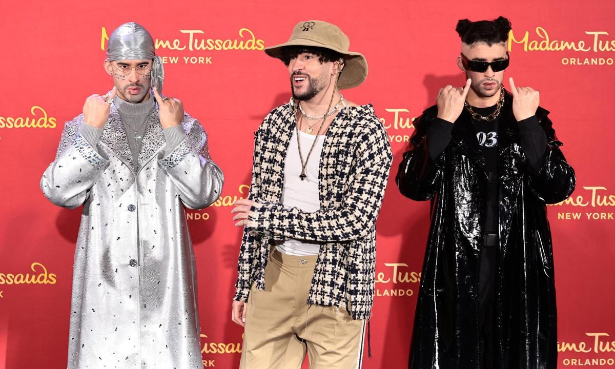 Bad Bunny honored with two new wax figures at Madame Tussauds