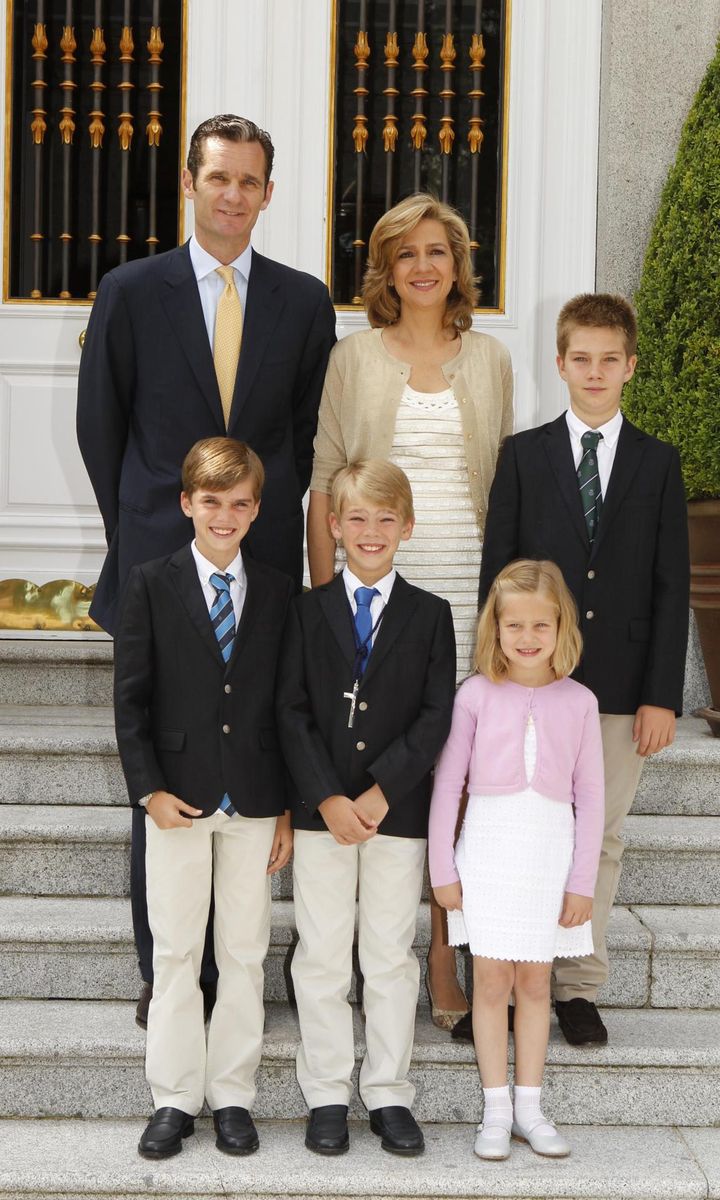 Infanta Cristina and Iñaki Urdangarin share four children together