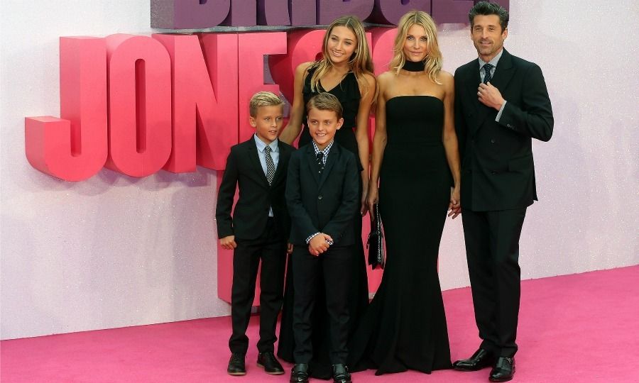 September 5: Patrick Dempsey made the <i>Bridget Jones's Baby</i> premiere a stylish family affair with wife Jillian and their kids Tallula, Darby and Sullivan.
<br>
Photo: Gareth Cattermole/Getty Images