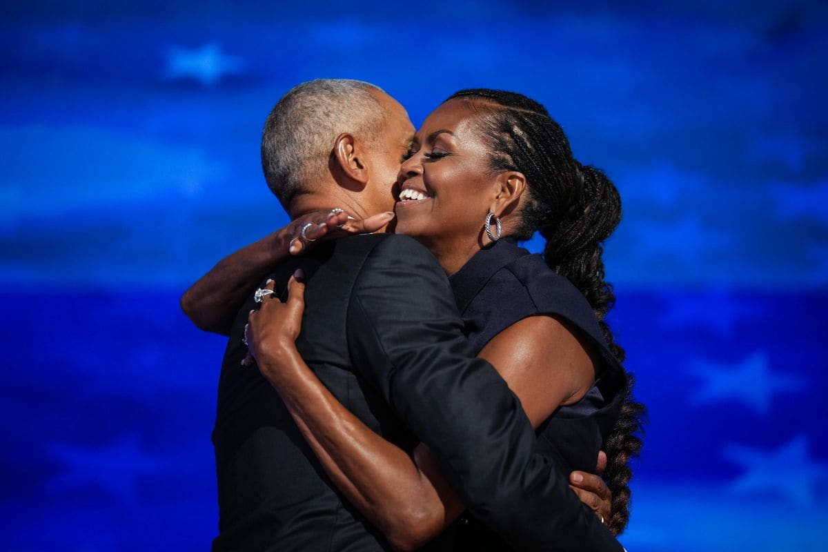 Barack Obama and Michelle Obama 