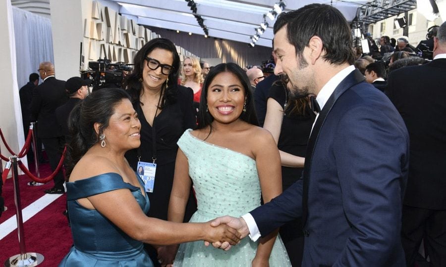 Diego Luna and Yalitza Aparicio Oscars 2019