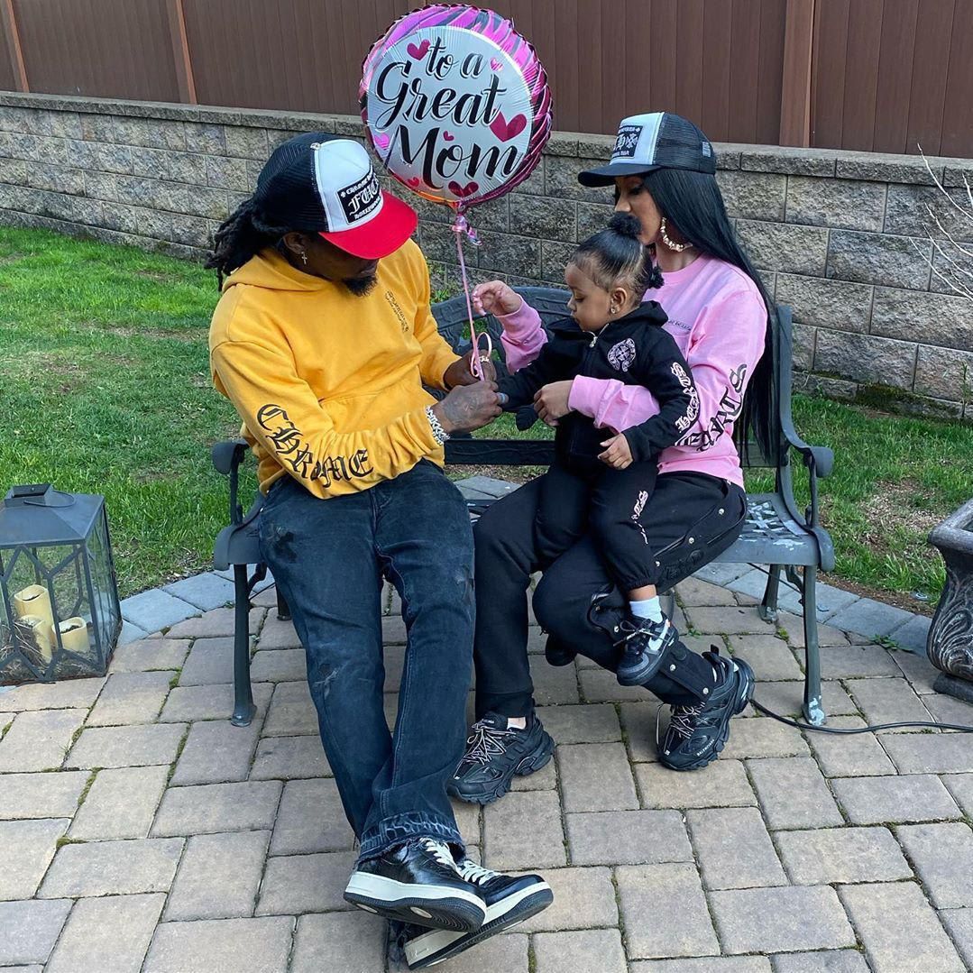 Cardi B, Offset and daughter Kulture