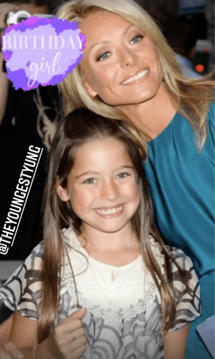 Kelly Ripa celebrates Lola Consuelos birthday