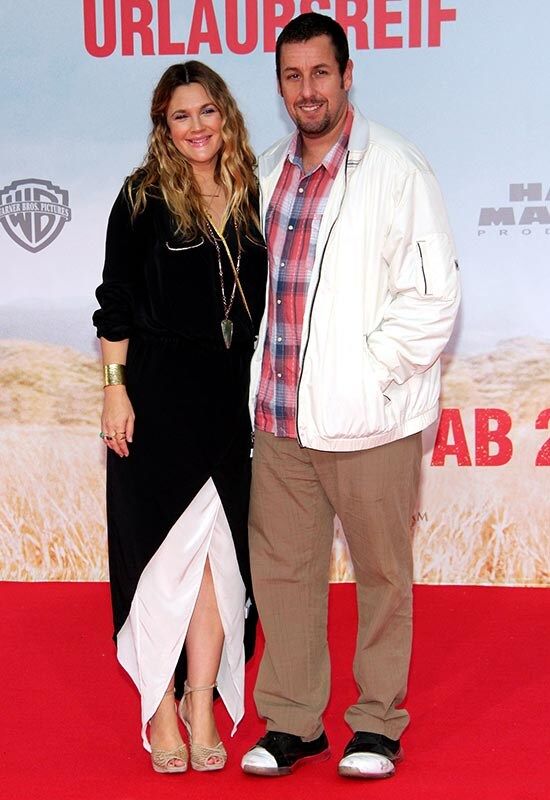 Drew Barrymore and Adam Sandler costars