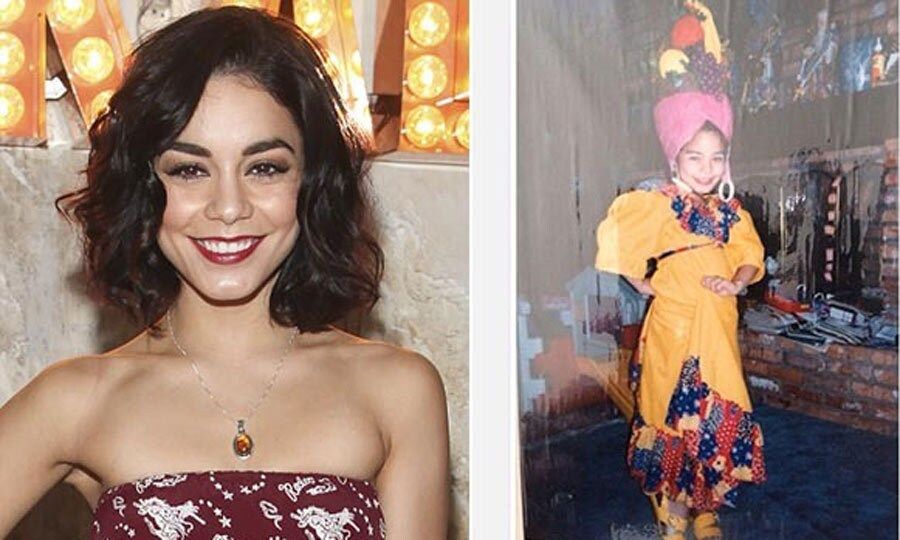 Vanessa Hudgens
<br>
What a cute fruit lady! Vanessa is all decked out in fruit for a costume as a little girl.
Photos: Getty Images and Instagram/@vanessahudgens