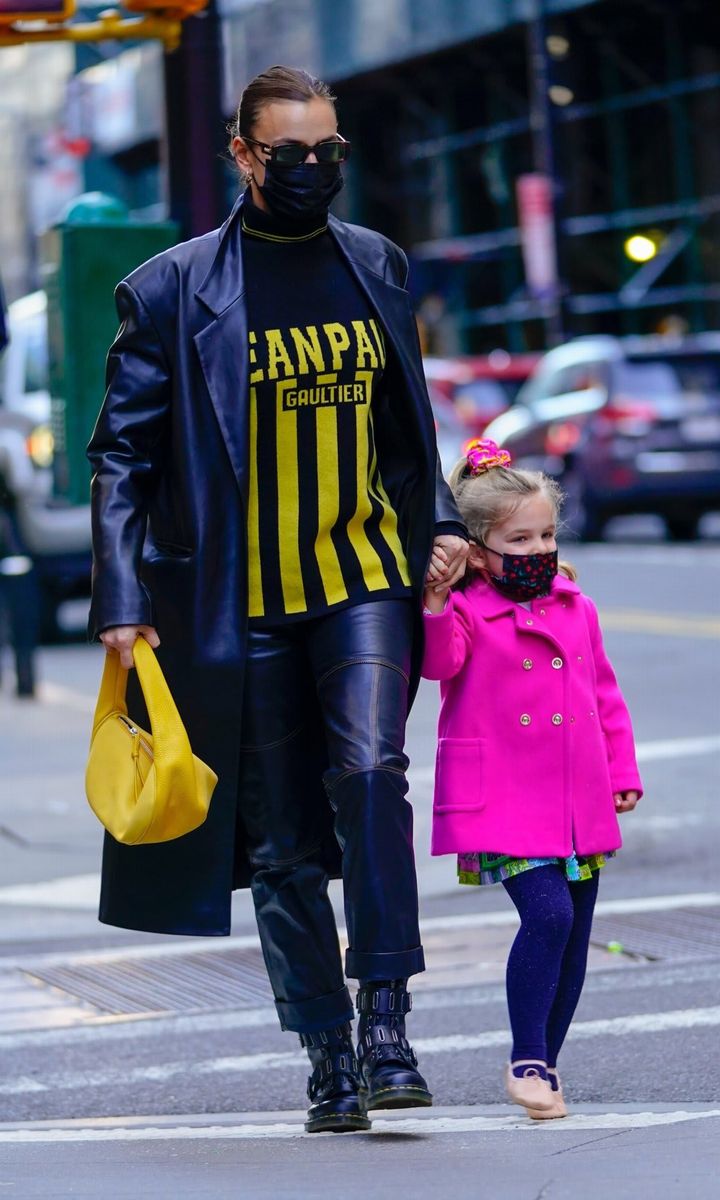 Irina Shayk in NYC