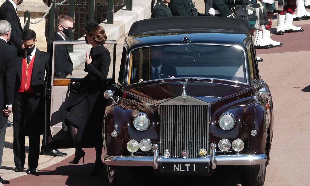 kate middleton prince philip funeral