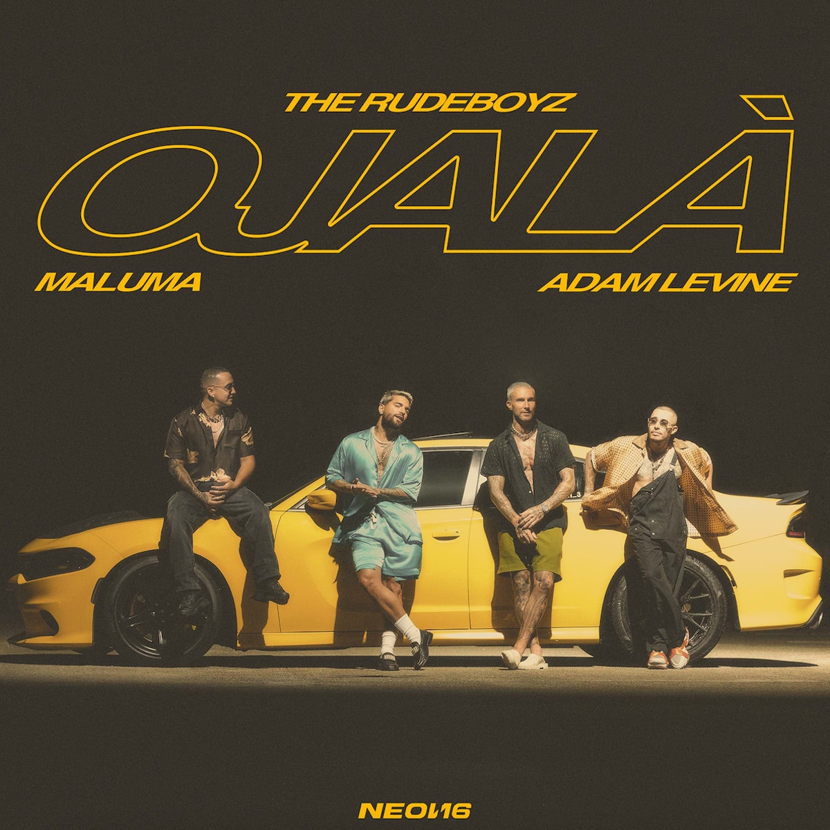Maluma and Adam Levine will debut their Spanish language single “Ojalá” in collaboration with The Rudeboyz