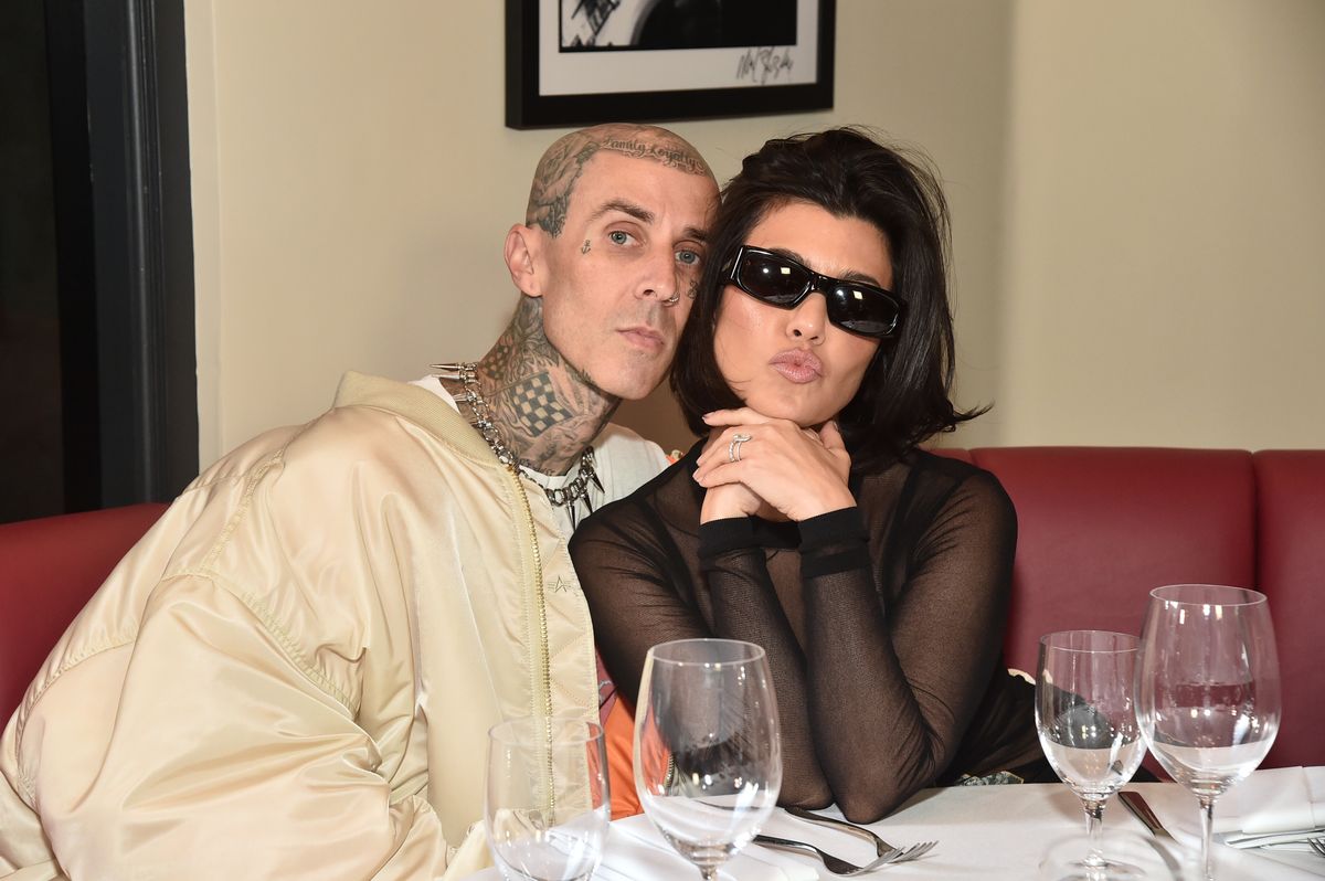 Travis Barker and Kourtney Kardashian