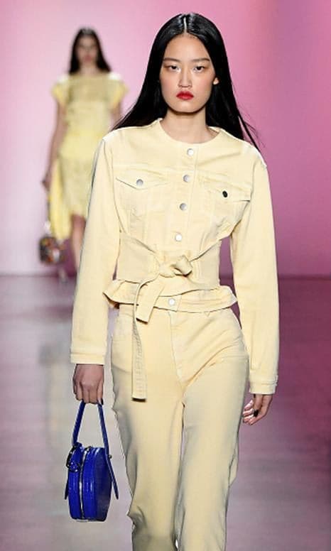 Rebecca Minkoff yellow suit