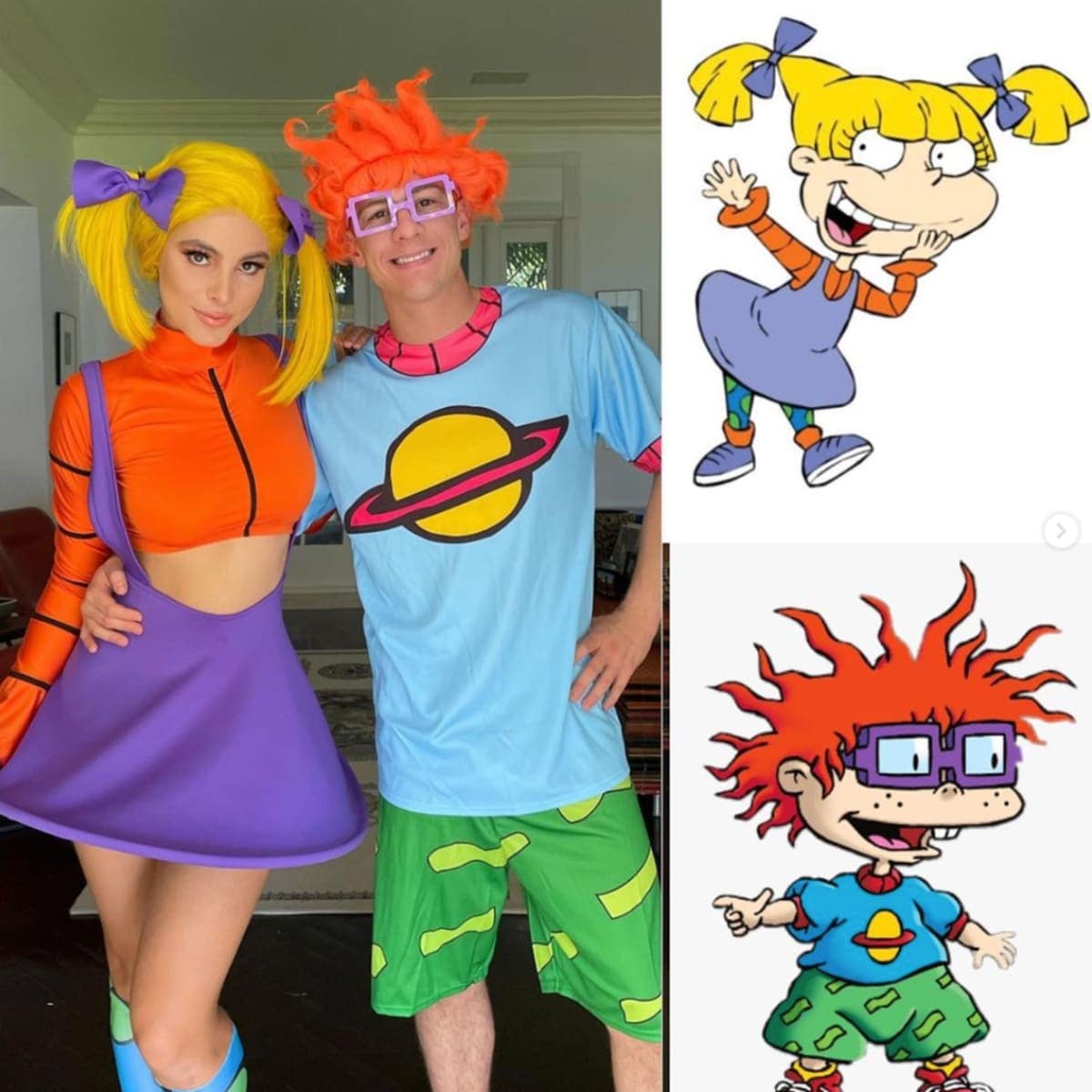 Lele Pons and Guaynaa tap into their inner child and become Rugrats characters for Halloween