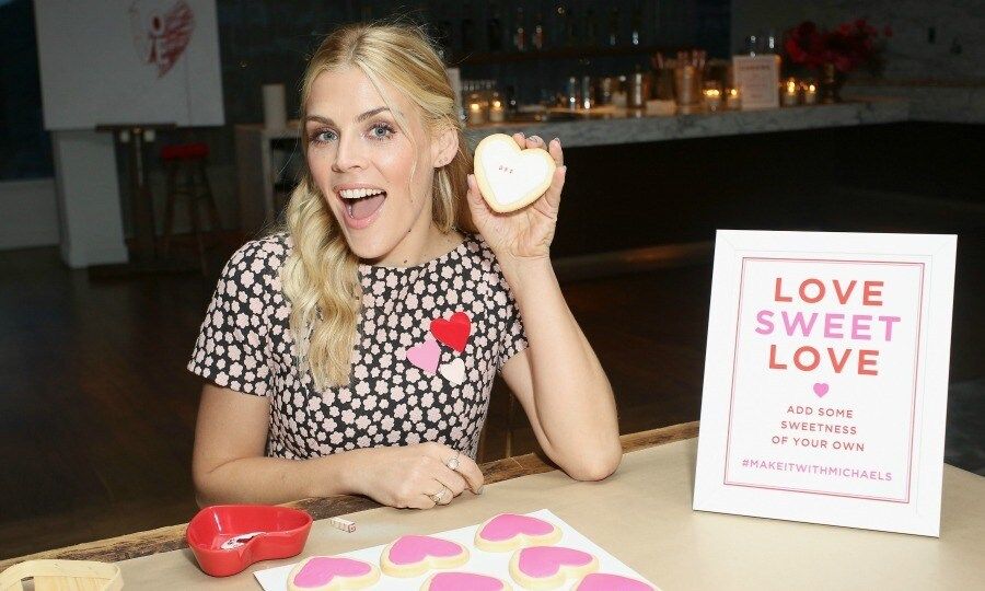 February 2: Something sweet! Busy Philipps got crafty at the Michaels Galentine's Day Celebration at the Andaz Hotel in L.A.
Photo: Rachel Murray/Getty Images for The Michaels Companies