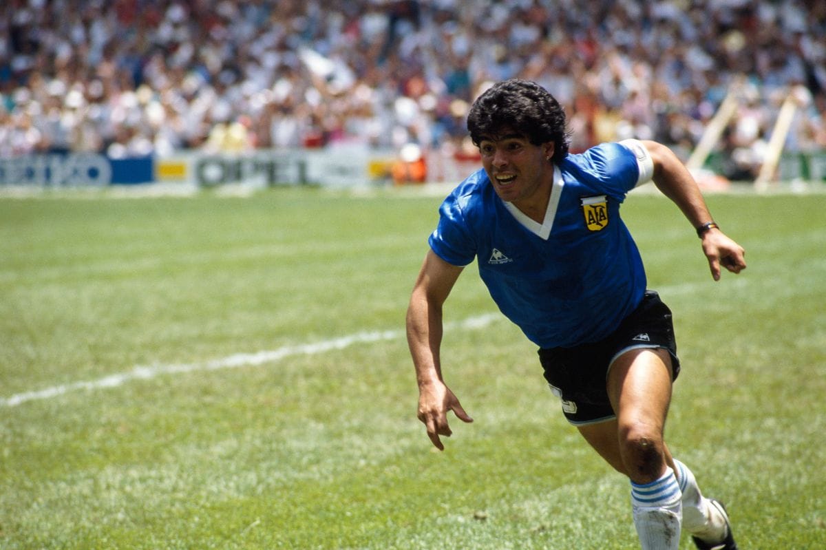 Diego Maradona at the 1986 World Cup