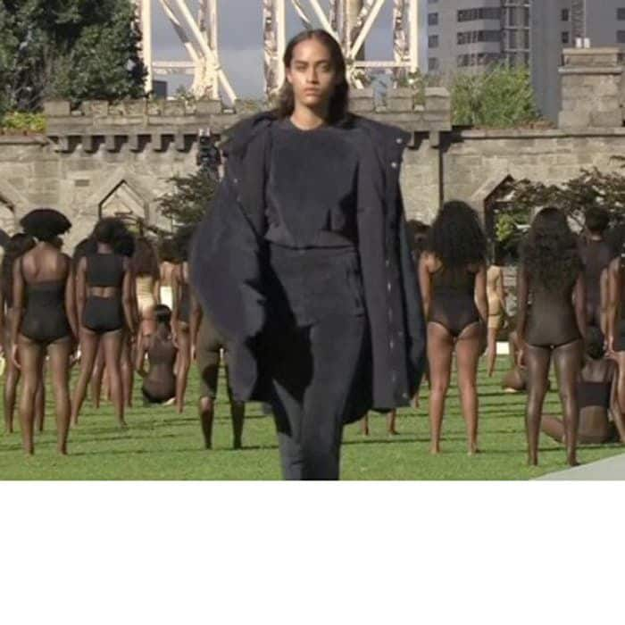 One model, resembling Malia Obama, sent the Internet into a frenzy questioning whether or not the first daughter was walking in the Yeezy 4 show. The look-alike prompted Tweeters to tweet, "Wait Kanye got Malia Obama? WHAT? #YeezySeason4" and another, "I'm shook @ MALIA OBAMA walking #YeezySeason4!!!! This girl is my cup of tea!"
Photo: Tidal