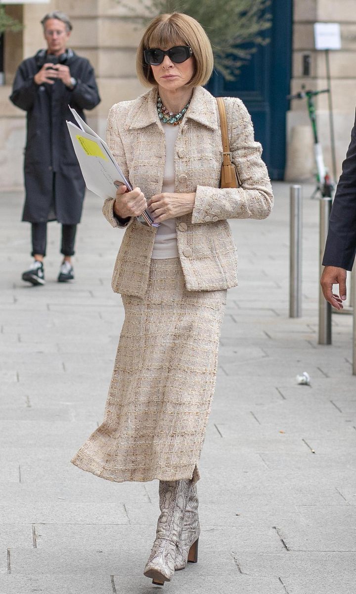 Anna Wintour Paris Fashion Week