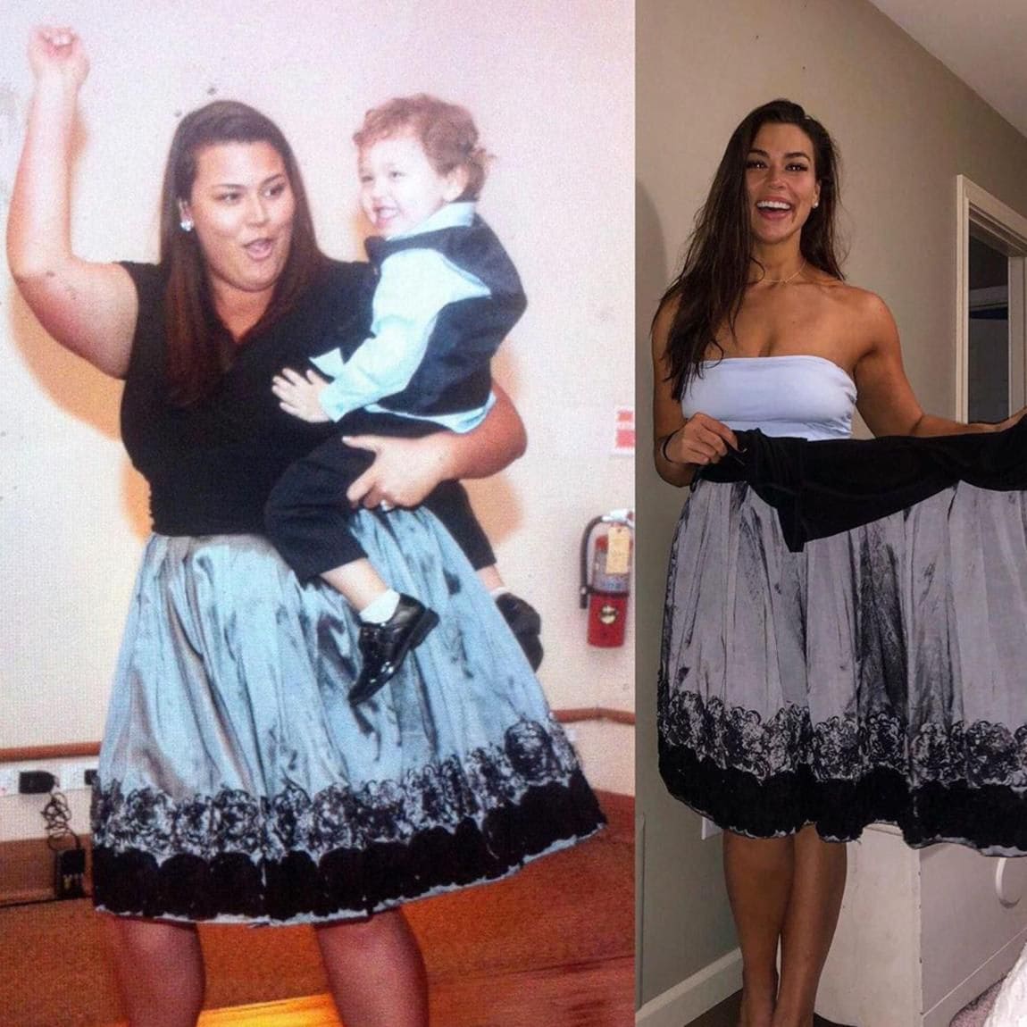 The Biggest Loser trainer Erica Lugo shows her weight loss transformation