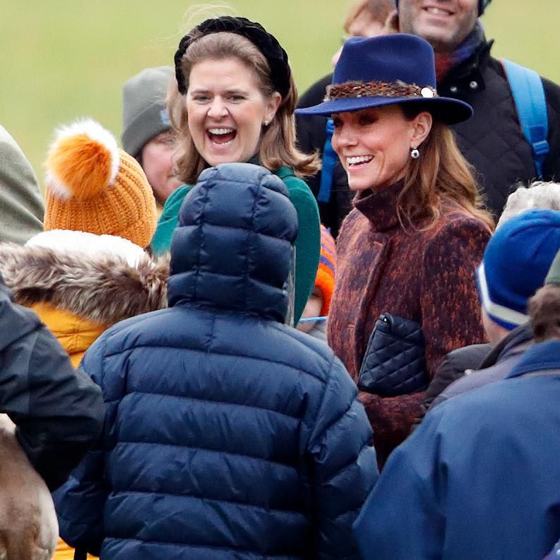 Members of the Royal Family Attend Sunday Church Service At Sandringham