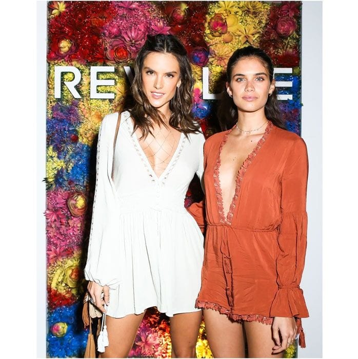 April 13: Sara Sampaio helped fellow VS Angel Alessandra Ambrosio celebrate her line Ale by Alessandra x REVOLVE at a dinner at Hotel Revolve in Palm Springs, California.
Photo: BFA