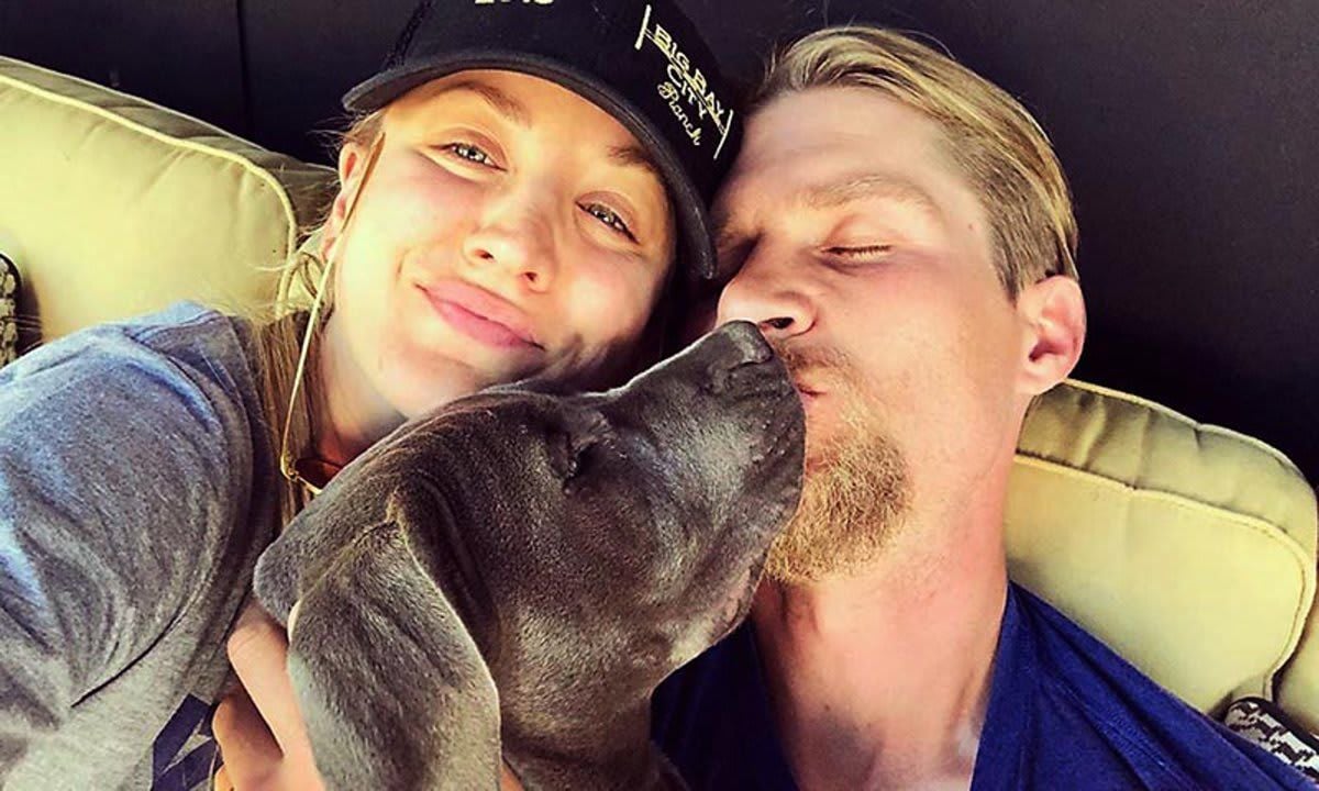 Kaley Cuoco and husband with one of their children