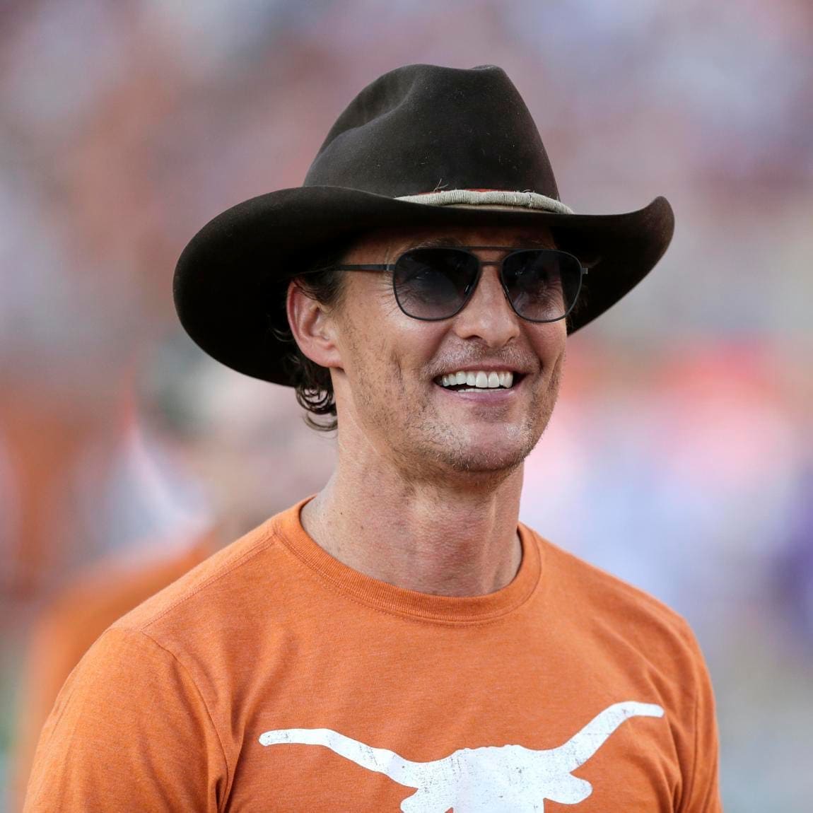 Image Alt: Matthew McConaughey Texas sports