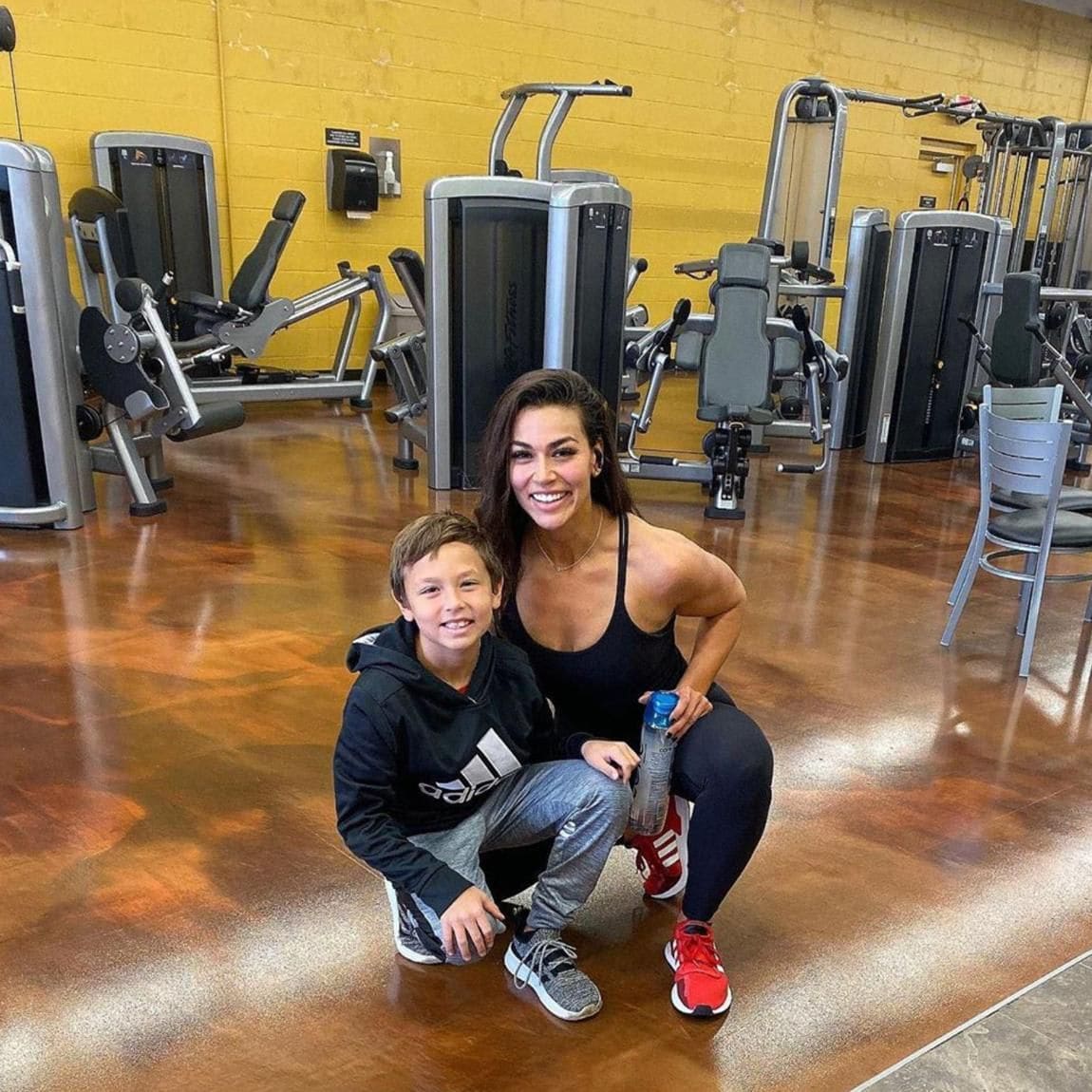 The Biggest Loser Erica Lugo with her son Connor