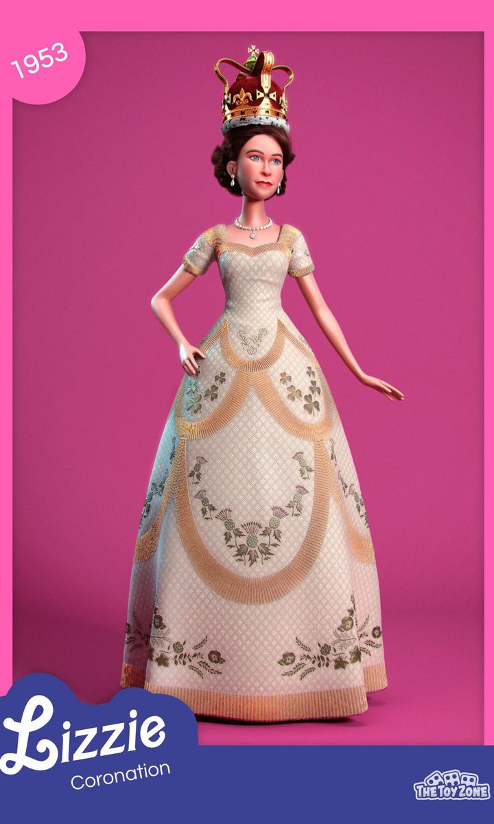 Queen Elizabeth II looks reimagined as Barbie