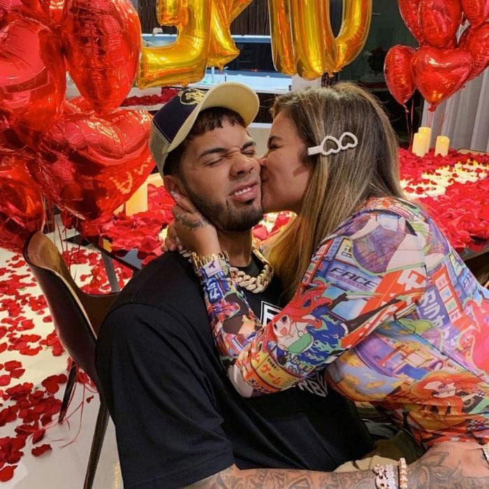 Karol G and Anuel celebrate one year of love