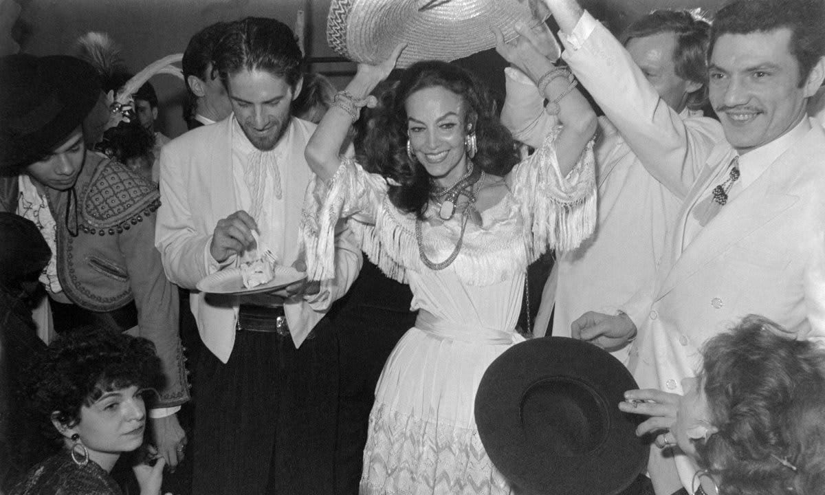 Mexican Actress Maria Felix at Le Palace In Paris, France On March 31, 1981-