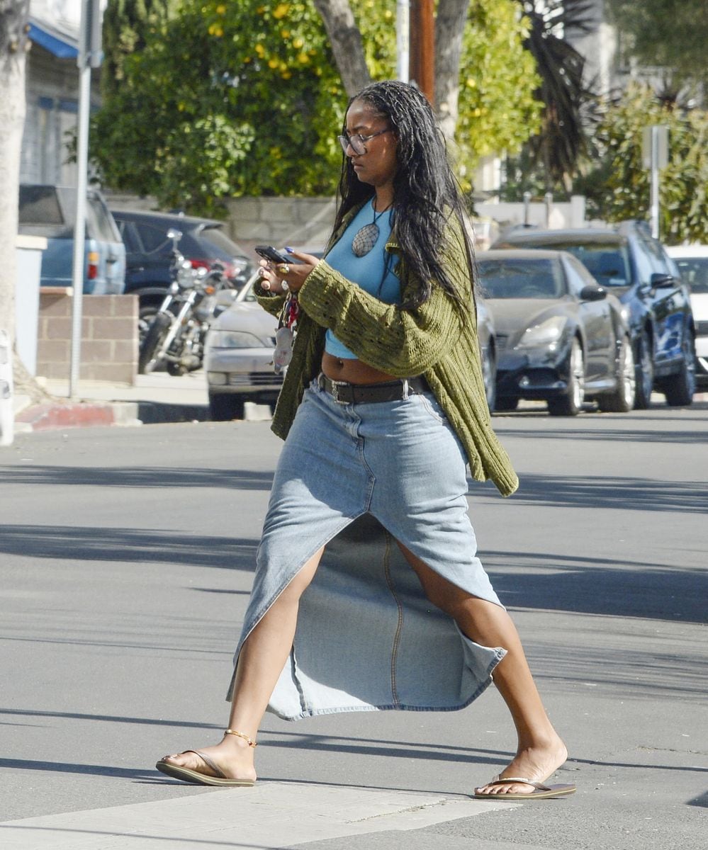 Sasha Obama in Los Angeles