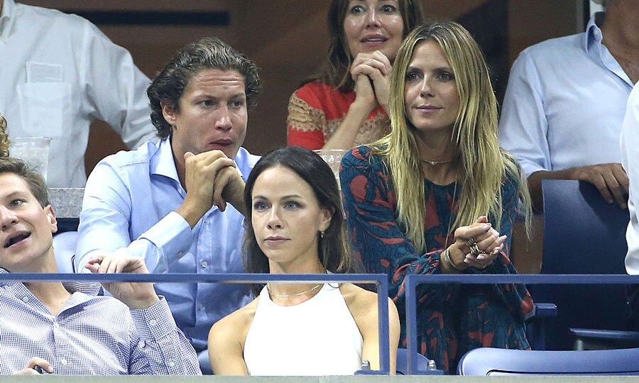 Heidi Klum and her boyfriend Vito Schnabel sat behind Barbara Bush for the women's semifinals during day 11 of the 2016 US Open.
Photo: Jean Catuffe/GC Images