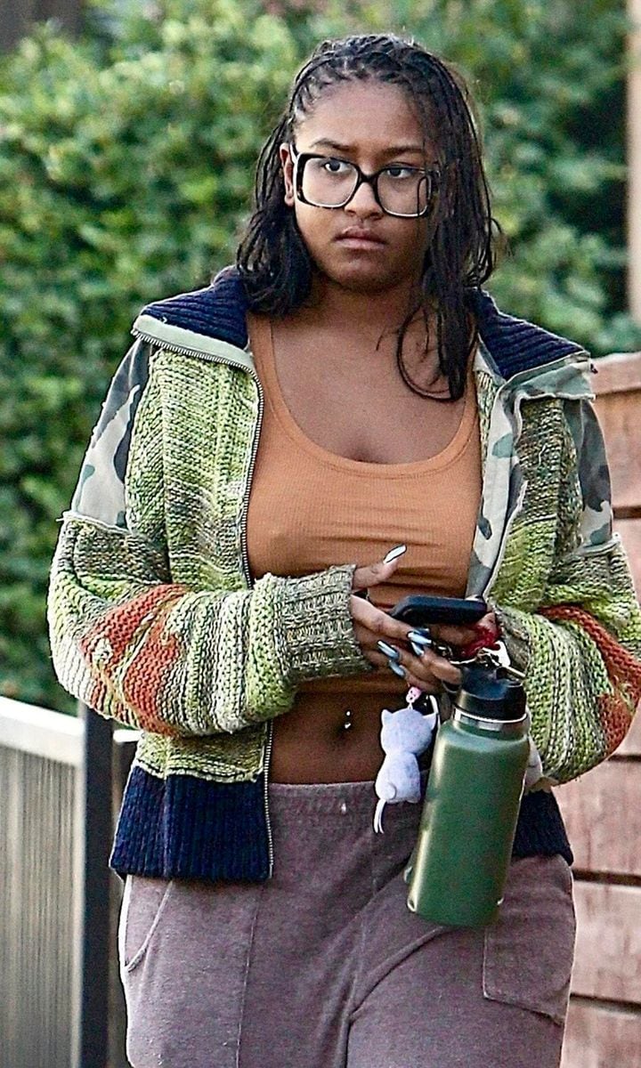 Sasha Obama in October