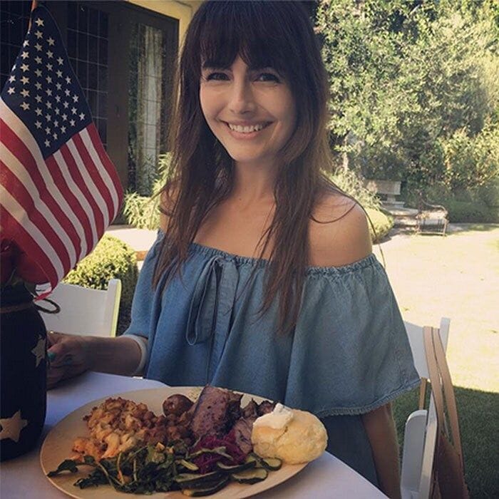 <b>Camilla Belle</b>
Like many of us, Camilla spent Independence day enjoying some outdoor time and a great meal! She captioned this pic, 'The plate of BBQ and I wish you a very Happy 4th of July ! #4thofjuly.'
Photo: Instagram/@camillabelle