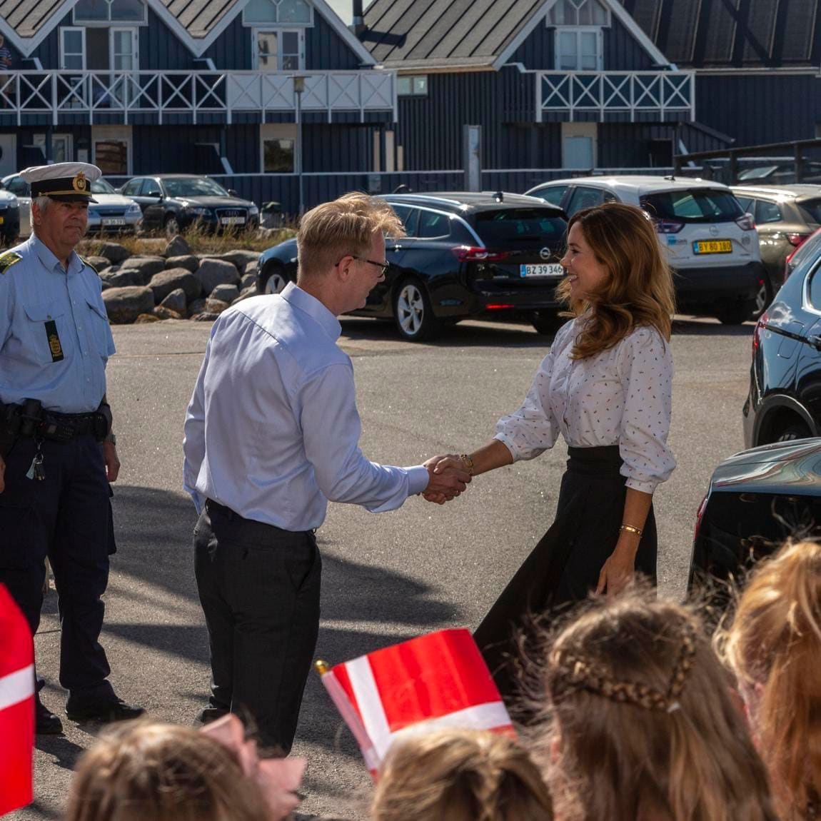 Crown Princess Mary of Denmark accidentally shook hands during a recent royal engagement