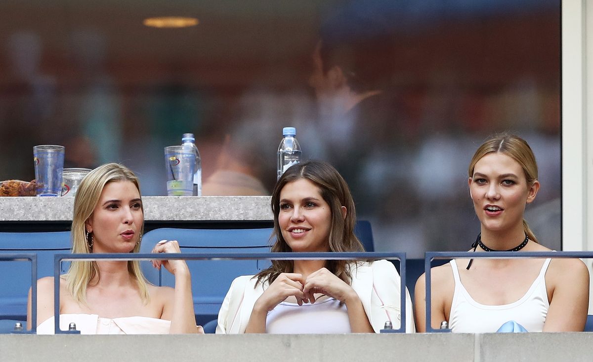 Ivanka Trump,  business woman Dasha Zhukova, and model Karlie Kloss 