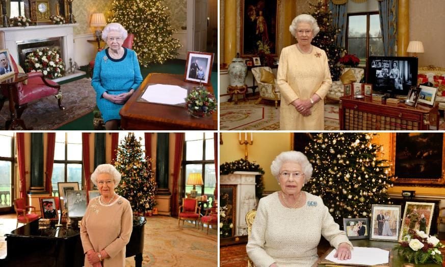 Queen Elizabeth at Buckingham Palace