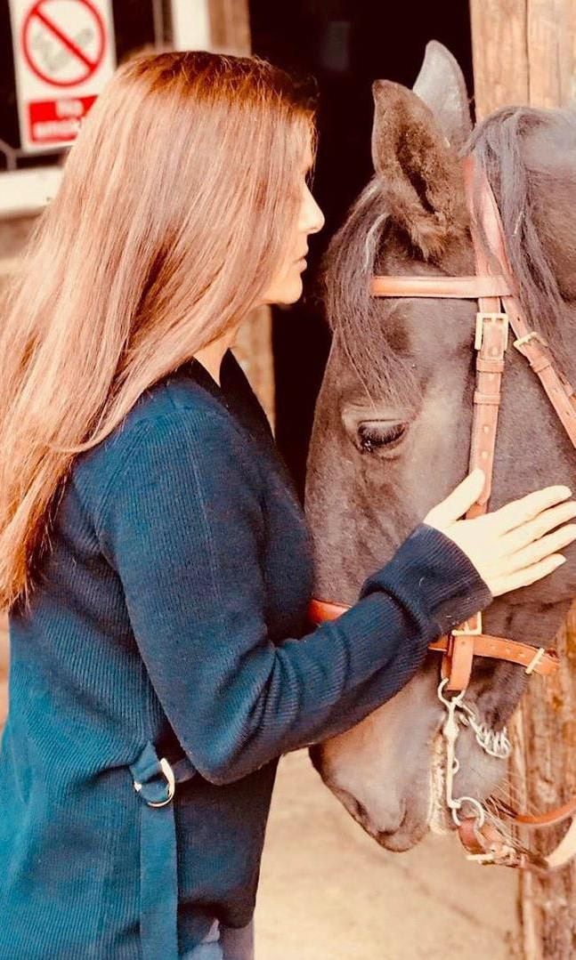 Salma Hayek adores horses