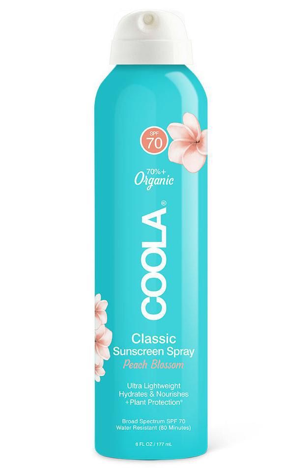 Sunscreen spray from Coola