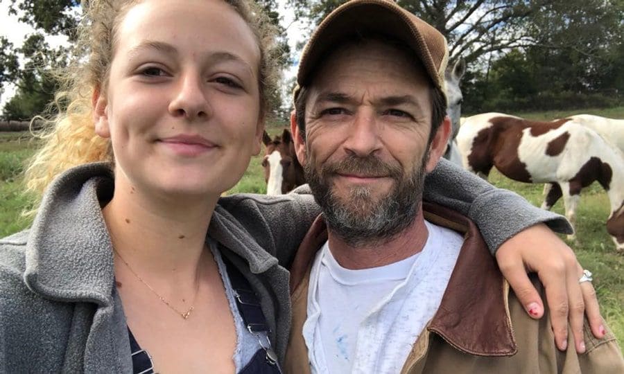 Sophie Perry and Luke Perry