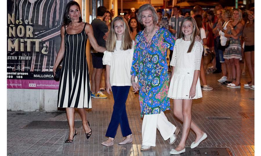 Queen Letizia, Queen Sofia, Leonor and Sofia