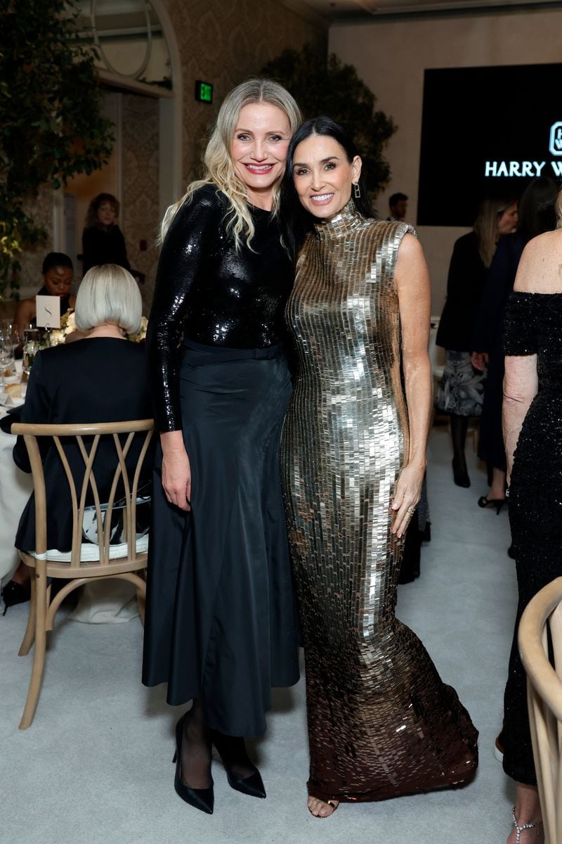 Cameron Diaz and Demi Moore at Elle's 2024 Women in Hollywood